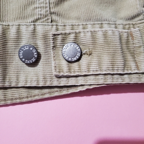 🍁 Gap Carmal Camel Brown Tan Cordaroy Jacket Fall Cozy Basic Classic - Picture 7 of 7